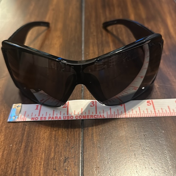 Dior Black Oversized Shield Sunglasses main image 7